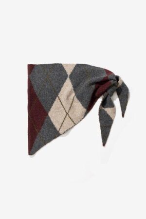 PAÑUELO TRIANGULAR CON ROMBOS